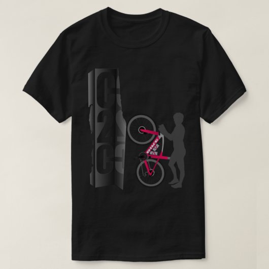 C2C Signpost cycle challenge Tシャツ (デザイン正面)
