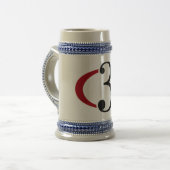 C3ビールステイン ビールジョッキ (正面左)
