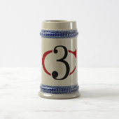 C3ビールステイン ビールジョッキ (中央)