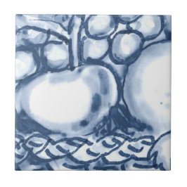 C3 -デルフトのバスケットの壁のタイル- C3 タイル