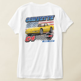 C4コルベット – 両面女性Tシャツ Tシャツ