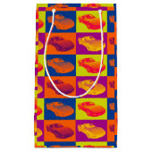 C5コルベット変換可能な筋肉車のポップアート スモールペーパーバッグ (正面)