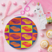 C5コルベット変換可能な筋肉車のポップアート ペーパープレート (パーティー)