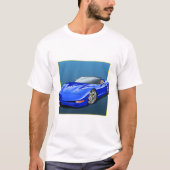 C5_Blue_conv_Vette.tif Tシャツ (正面)