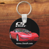 c5_logo、mug2、www.c5stuff.com、corvette keychain キーホルダー (正面)