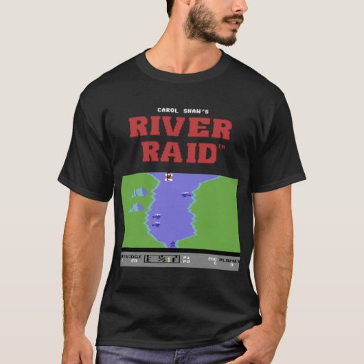 C64とその他のホームコンピュータの友人のためのリバーレイド Tシャツ (正面)