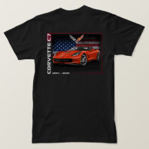C7コルベット – 両面男子Tシャツ