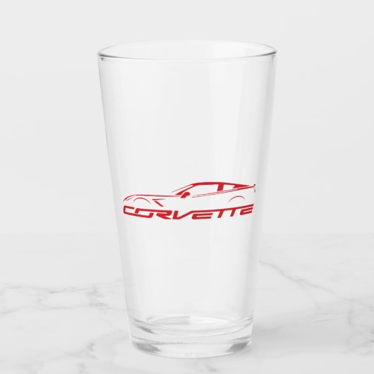 C7 C8 C6 イラスト入りカーグラスカップ タンブラーグラス (正面)