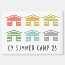 C9サマーキャンプ2026キャビンマグネット