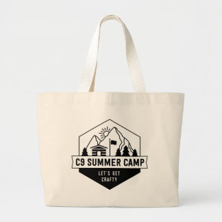 C9 Summer Camp 2022ロゴ ラージトートバッグ
