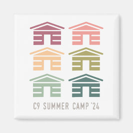 C9 Summer Camp 2024キャビンマグネット マグネット