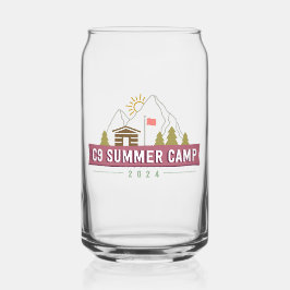 C9 Summer Camp 2024ロゴ ガラス缶