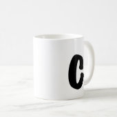 "C"のマグカップ コーヒーマグカップ (正面右)