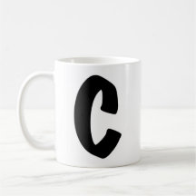 "C"のマグカップ