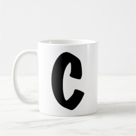 "C"のマグカップ コーヒーマグカップ