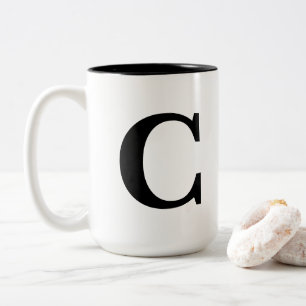 "C"のマグ ツートーンマグカップ