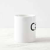 C#の開発者のコーヒー・マグ コーヒーマグカップ (中央)