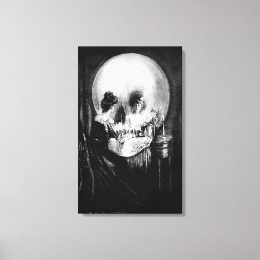 C.アラン・ギルバートの「すべては虚栄心だ」 キャンバスプリント (正面)