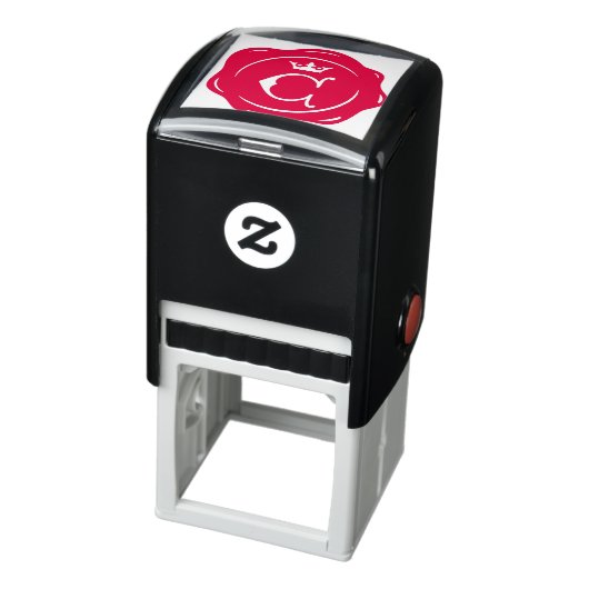 C -アンティークワックスシールゴシック王冠イニシャル文字 セルフインキングスタンプ (商品)