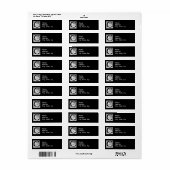 C-アールヌーボーレディイニシャル ラベル (フルシート)