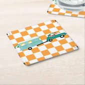 C.オープンロードを打つ1 スクエアペーパーコースター (アングル)