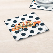 C.オープンロードを打つ4 スクエアペーパーコースター (アングル)