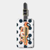 C.オープンロードを打つ4 ラゲッジタグ (正面縦)