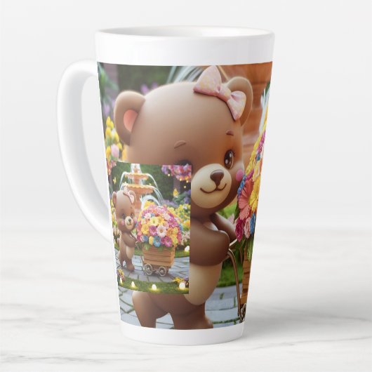 C カフェラテマグ (左アングル)