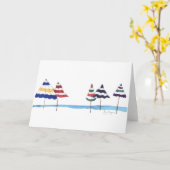 C.カードのビーチ カード (黄色い花)