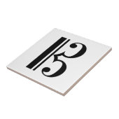 C-クレフ、 音符記号 タイル (側面)