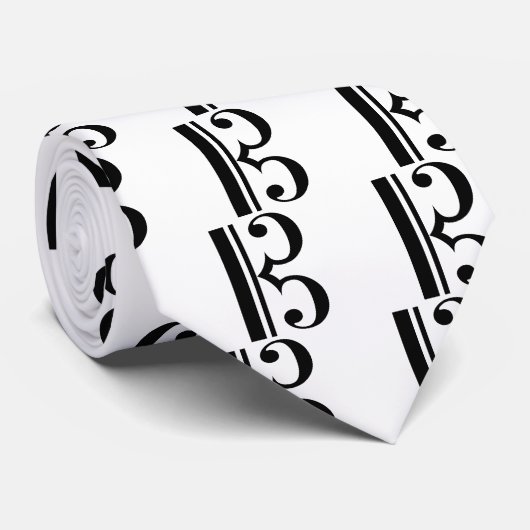C-クレフ、 音符記号 ネクタイ (ロール)