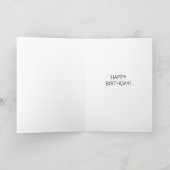 C.ケーキの誕生日カード カード (内部)