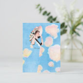 C・コールズ・フィリップスの「夏のそよ風」 ポストカード (スタンド正面)