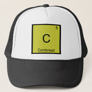 C - コーンブレッド おもしろ 化学 元素記号 Tシャツ キャップ