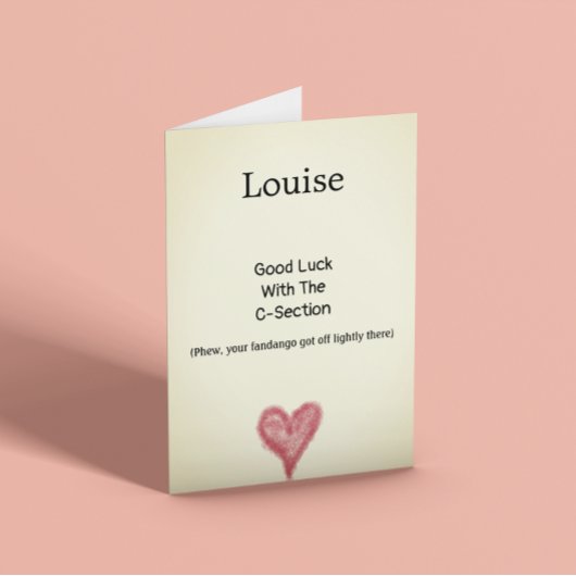 C – セクションの幸運のカスタマイズ可おもしろい能 カード