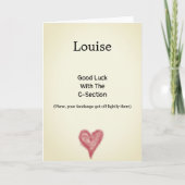 C – セクションの幸運のカスタマイズ可おもしろい能 カード (正面)