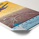 C.セントアエロリニエCzechoslovakiaヴィンテージのポスター ポスター (角)