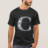 「C」ダイヤモンドきらきら光るTシャツ Tシャツ (正面)