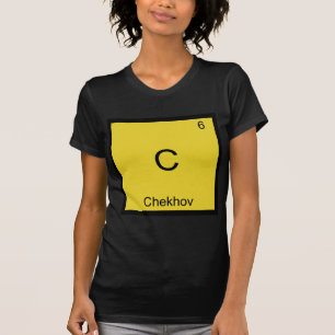 C-チェコフ おもしろい 化学 元素記号 Tシャツ