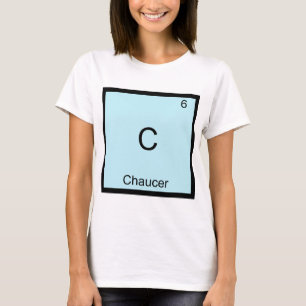 C -チューサーおもしろい化学要素シンボルTシャツ Tシャツ