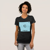 C - チョーサー おもしろ 化学 元素記号 Tシャツ (正面フル)