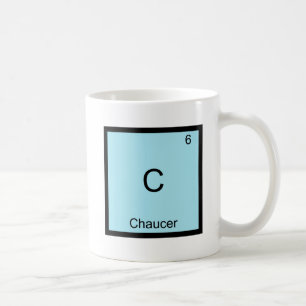 C - チョーサー おもしろ 化学 元素記号 Tシャツ コーヒーマグカップ