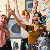 "C"  プリントバックパック