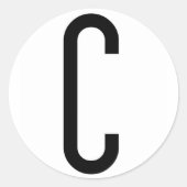 C ラウンドシール (正面)