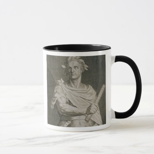 C.ローマのengraのガイウス・ユリウス・カエサル(100-44紀元前に)皇帝 マグカップ (右)