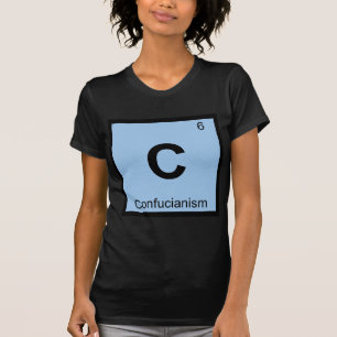 C - 儒教 哲学 化学 シンボル Tシャツ