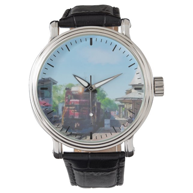C.列車に乗る 腕時計 (正面)