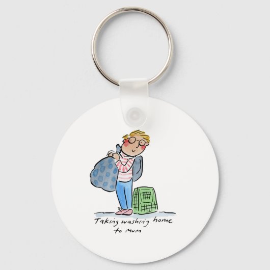 C.洗濯をママの家へ キーホルダー (正面)