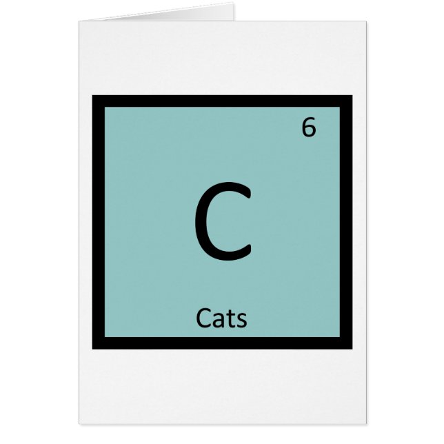 C - 猫の化学周期表 ネコ要素 (正面)