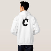 C、目玉付き手紙 パーカ (裏面フル)